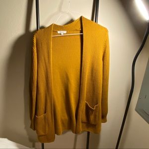 Mustard madewell cardigan